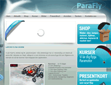 Tablet Screenshot of parafly.se